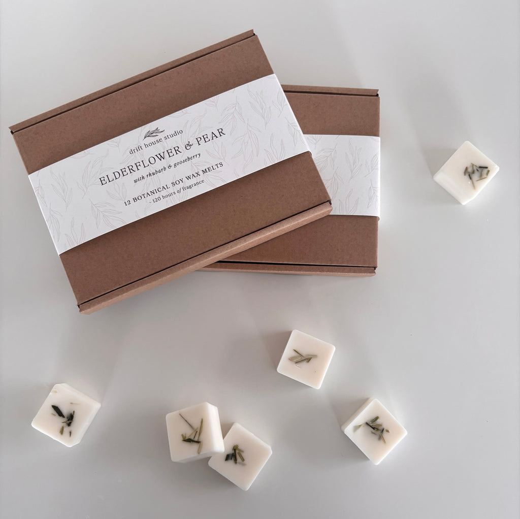 Elderflower & Pear - 12 Botanical Soy Wax Melts