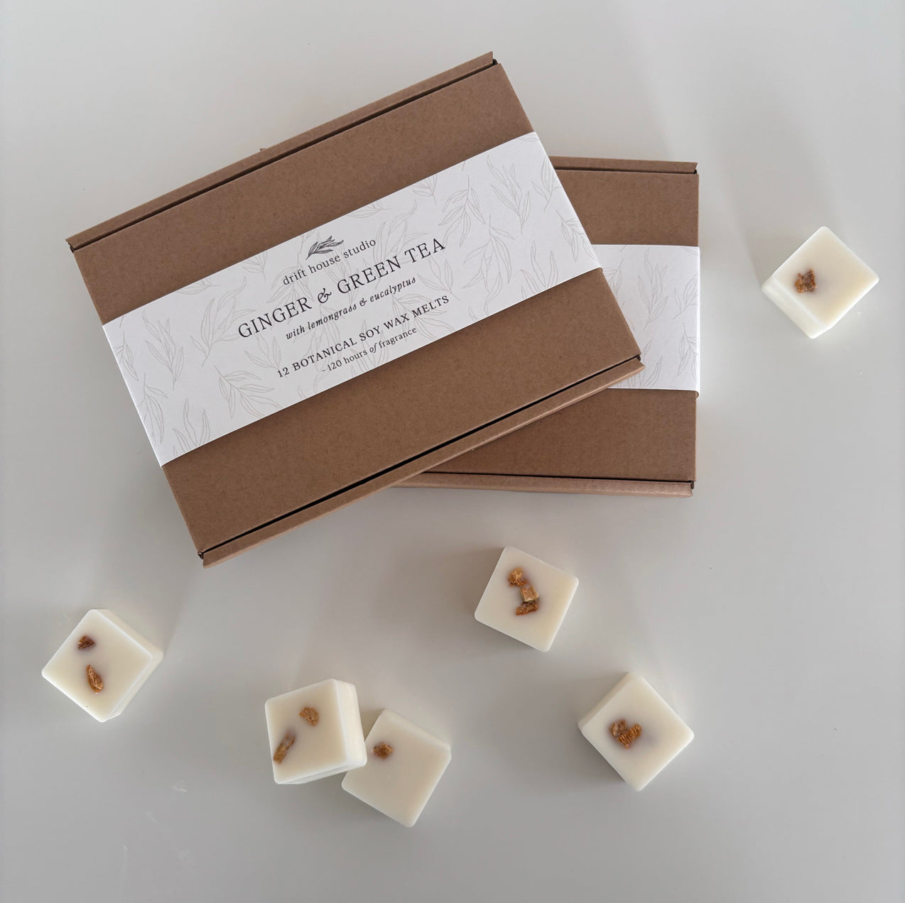 Ginger & Green Tea - 12 Botanical Soy Wax Melts
