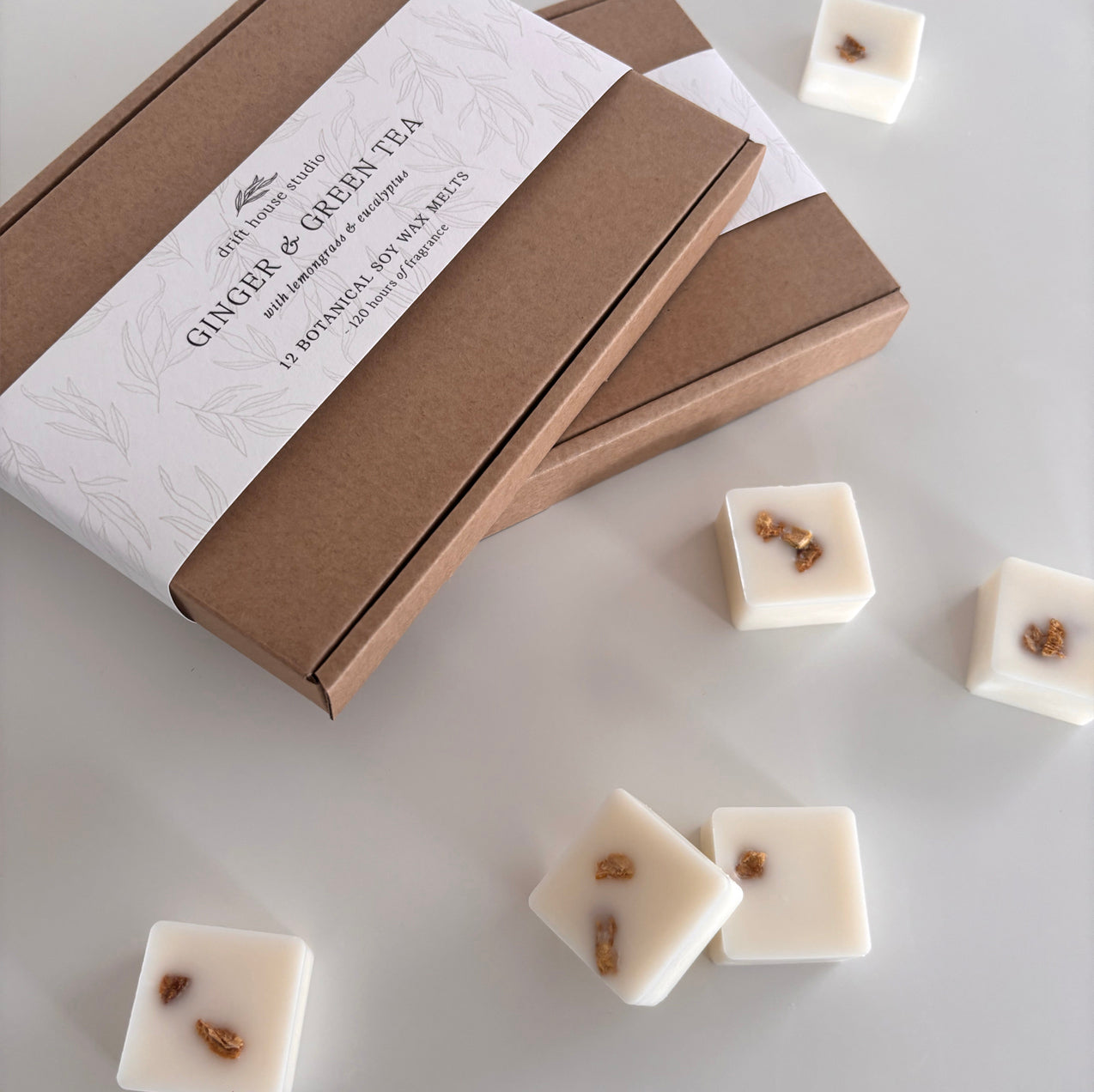 Ginger & Green Tea - 12 Botanical Soy Wax Melts