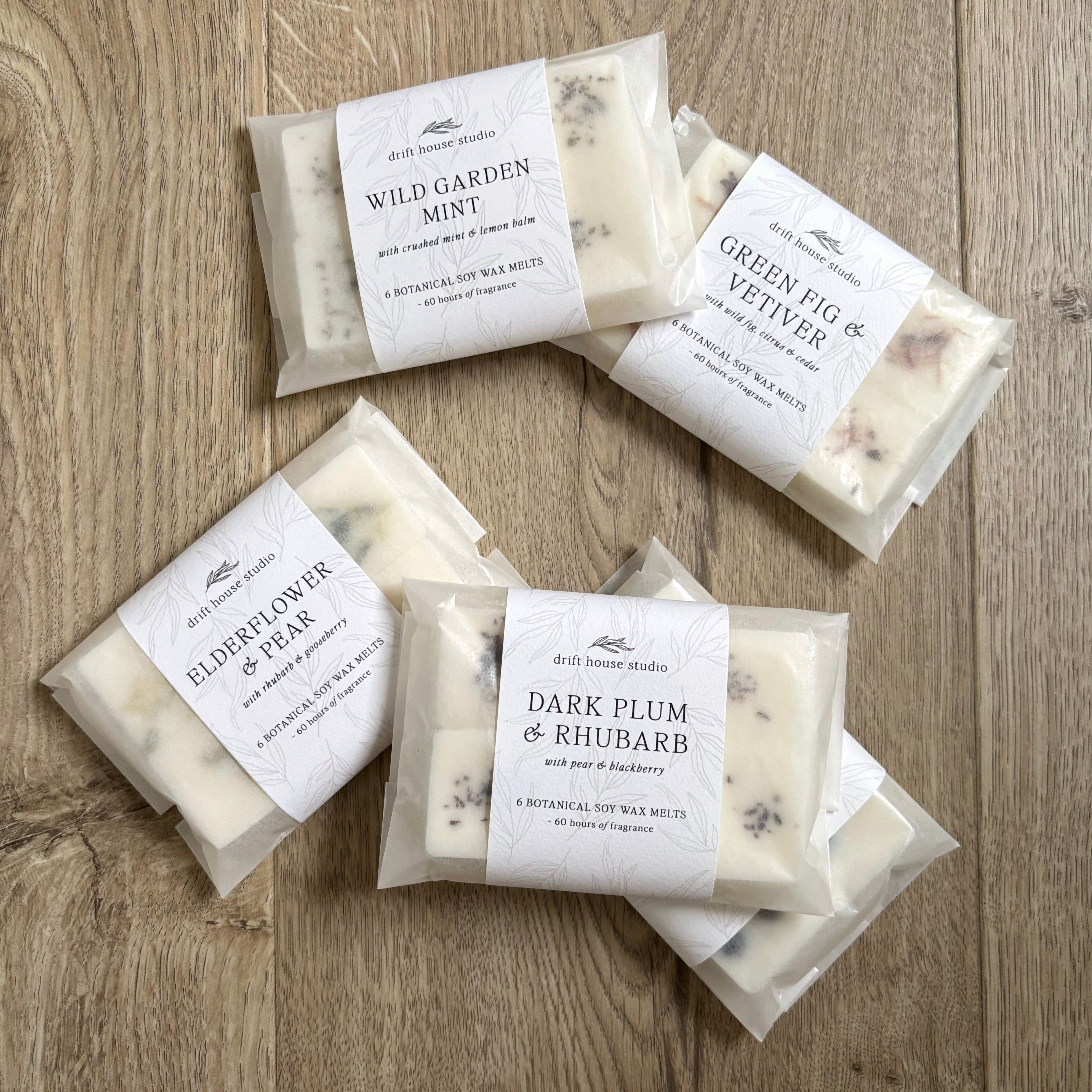 Green Fig & Vetiver - 6 Botanical Soy Wax Melts
